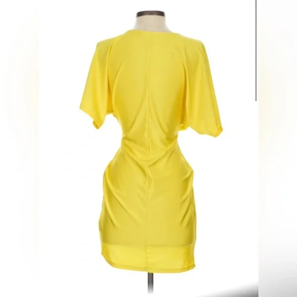 Fashion Nova Bright Yellow dress - Picture 2 of 5